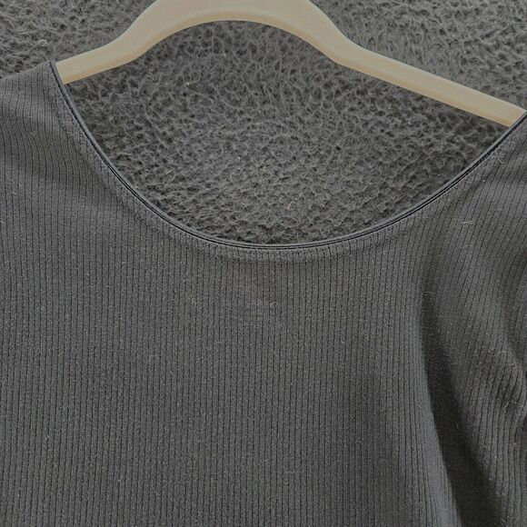 Classic Elements Womens Tank Top Black Size Large Cotton Blend Sleeveless - Picture 12 of 12